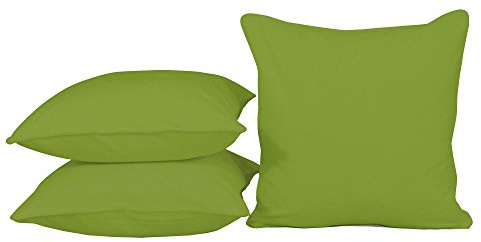 habeig Sitzkissen Kissen Outdoor Wetterfest 50x50 cm Zierkissen Gartenstuhl Auflagen (Waldgrün #480)
