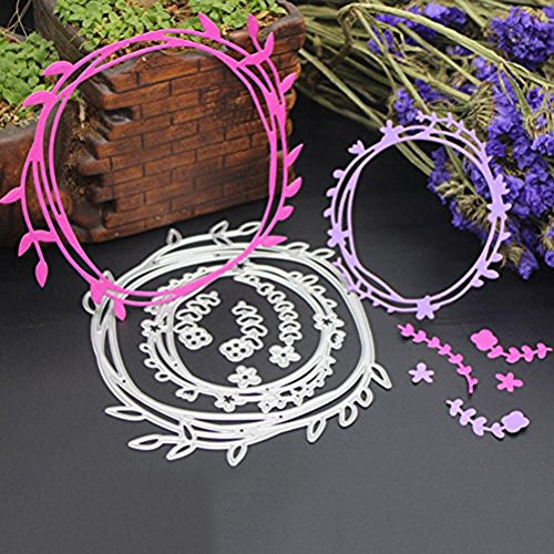 SpirWoRchlan Stanzmaschine Stanzschablone, Scrapbooking Prägeschablonen Stanzformen Schablonen Für Scrapbooking, Fotopapier, Karten, Handwerk Prägen DIY Herstellung Geburtstag Geschenk