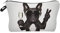 Modische Kulturtasche Kosmetikbeutel Schminktasche Make-Up Bag Kulturbeutel Wasserabweisend Originelle Print-Motive für Reisen, Urlaub und Alltag (French Glamour Bulldog)