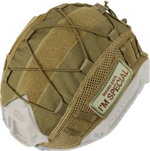 OneTigris Helmet Cover, Tactical Fast Cloth for Ops-Core Fast PJ Helmet in Size M/L, OneTigris PJ Airsoft Cover in Size M/L