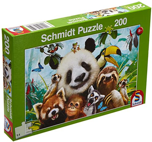 Schmidt Spiele 56359 Einfach tierisch, Kinderpuzzle, 200 Teile