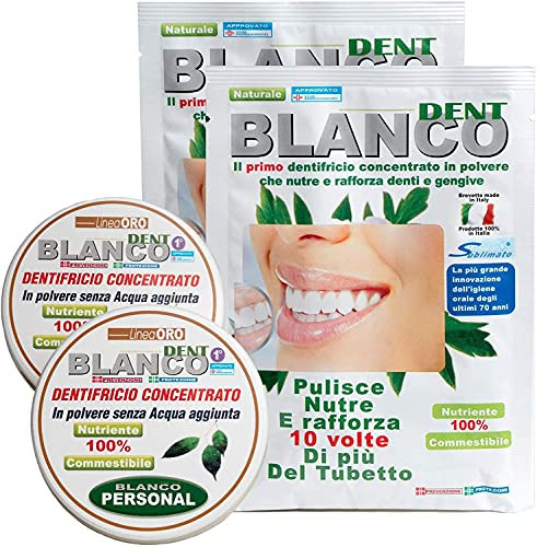 Dentifrice Blancodent sans poudre de fluor et rince-bouche naturel Dentifrice professionnel blanchissant et alcalinisant pour dents blanches et gencives saines