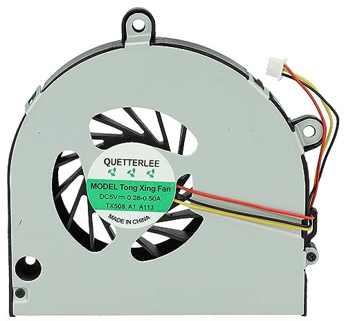 vhbw CPU/GPU Lüfter kompatibel mit Toshiba Satellite L670D, P750, P755, P750D, P755D, L675D, L675 Notebook Laptop, mit 3-Pin-Stecker