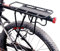 Hallenwerk Mountainbike Gepäckträger Einstellbare Träger Fahrrad Gepäckträger mit Reflektor Flankenschutz jurfahr HS022B