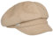 Seeberger Bedelia Ballonmütze Schirmmütze Damencap Baker-Boy-Mütze Wollcap (One Size - beige)