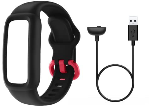 BIGGERFIVE Ladekabel und Einstellbar Ersatzarmband, Kompatibel Vigor 2 Kinder Fitness Armband, Zubehör zum Fitness Tracker Smartwatch