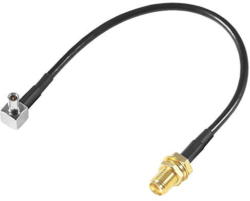 AOICRIE 4G Antenna SMA Female to TS9 Male Adapter Cable 15cm 1PCS for External Antenna Router E5372 E5577 E5786 E5787 Vodafone Netgear Hsdpa MiFi Modem Hotspot UMTS Mobile (1 pack)