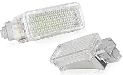 2x Auto Weiß LED Tür/Kofferraum/Fußraum/Handschuhfach Licht Lampe für Au-di A1 A2 A3 A4 A5 A6 A7 A8 Q3 Q5 Q7 TT für V-W für S-koda