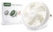 SOLMIRA Ventilateur Portable avec Batterie Rechargeable USB de Type C, Design Intérieur et Extérieur sans Fil, Blanc, avec Lumière