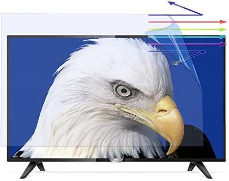 Anti-Blaulicht-TV-Displayschutzfolie für 43-75 Zoll, Matt, entspiegelt, staubdicht Anti-Myopie-Filterfolie, für LCD-, LED-, 4K-OLED- und QLED-HDTV / 46in 1017x570mm