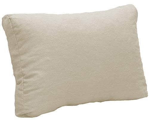 NYVI Loungekissen SmartLounge 1x Rückenkissen 60x40 cm Elfenbein - Premium Auflagen für Indoor und Outdoor - Rückenlehne für Rattanmöbel und Gartenmöbel