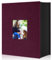 Lanpn Fotoalbum 10x15 1000 Taschen, Extra Großes XXL Leinen Einstecken Einsteckalbum für Hochformat Fotos Bilder Violett