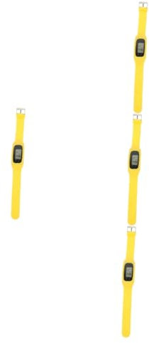 4 Stück Armband Sport Schrittzähler Tragbare Monitore Armreifen Für Kinder Kalorienverbrennung Und Schritt Laufenden Schrittzähler Fräulein Kieselgel Tracking-gerät Elektronisch