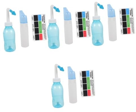 FOMIYES 4 Juegos Lavado nasal water bottle garrafa herramienta irrigación nasal conveniente herramienta limpieza nasal limpio detergente Botella spray nariz botella enjuague