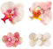 2 Stück Große Blumenblüten-Haarspangen, 2 Stück Blumenperlen-Haarspangen, Orchideenblüten-Haarspangen, Böhmische Blumen-Haarspangen, Schmetterlings-Orchideen-Haarspangen, Haarschmuck Blumen