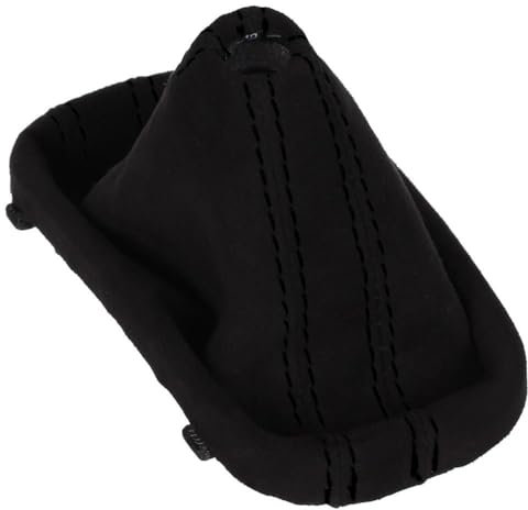 ICT Schaltmanschette Schaltsack kompatibel mit VW Golf 5 6, EOS, kein GTI, Automatikgetriebe – passend für Modelle mit Doppelkupplungsgetriebe (z. B. DSG) – Microfaser 9040 (Naht schwarz)