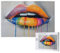 Lips Jigsaw Puzzles for Adults 500 Piece, Jigsaw Puzzle color Jigsaw Puzzles for Kids Girls Adults Beginners, Wooden Puzzle with Gift Box Packaging for Home Bedroom Decor, Gifts for Women Man -1123