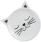 OFFSCH 1 Pz Piatto Per Bambini in Ceramica A Forma Di Gatto Adatto Al Microonde Per Servire Dolci Da Cucina