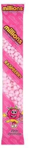 Amazing Sweet and Juicy Raspberry Flavour Millions Sweets 55g
