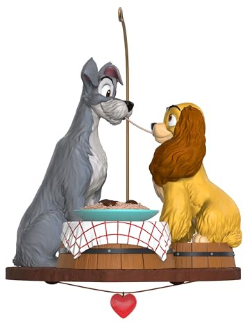 Hallmark Keepsake Christmas Ornament 2025, Disney Lady and The Tramp 70th Anniversary Spaghetti Supper, Gifts for Disney Fans
