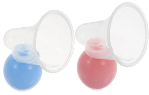 OFFIGAM 2 Sets Manual Breast Pump Suction Device for Breastfeeding Compact and Safe Milk Extraction Tool Reflux Design Easy to Clean and Store Durable Craftsmanship