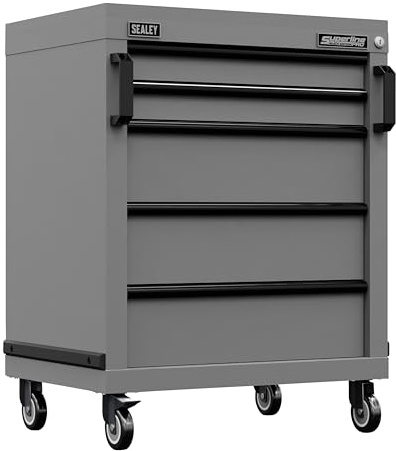 Sealey Superline PRO® Black Edition 5 Drawer Modular Mobile Cabinet 650mm - APMS34BE