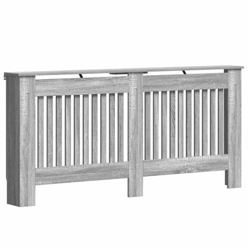vidaXL Heizkörperabdeckung Sonoma-Grau 172 x 19 x 81,5 cm