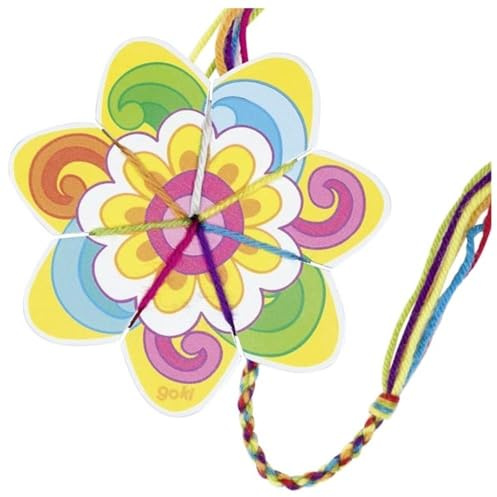 goki Strickspielzeug Blume und Schmetterling kreatives Handarbeiten
