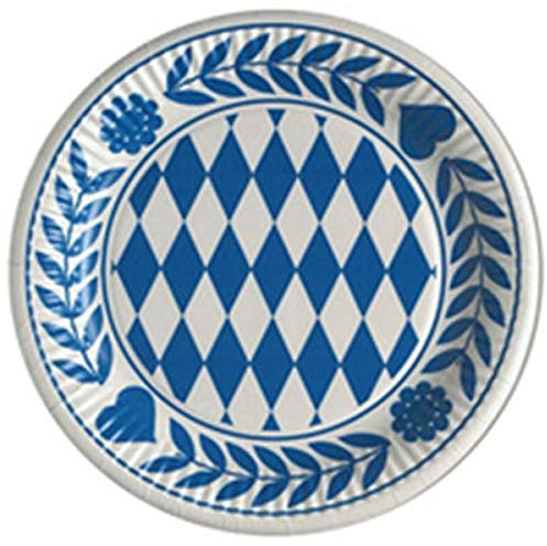 12901 - PAPSTAR - 20 Servietten, 3-lagig 1/4-Falz 33 cm x 33 cm Bayrisch Blau