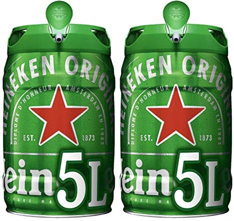 Heineken Fass Draught Keg, Einweg Pis (1 x 5 l)