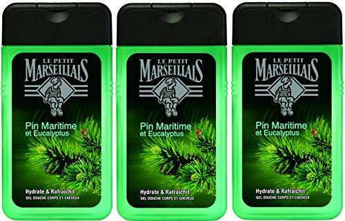 3er-Pack Le Petit Marseillais Duschgel mit Pinien und Eucalyptus