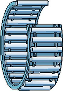 SKF Radialrollenlager, 18.000 ID, Lager-Stahl
