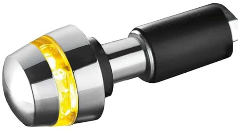 Kellermann Lenkerendenblinker BL 2000 Chrom, LED, Glas, Motorrad, Blinker