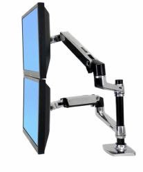 Ergotron 45-248-026 - LX DUAL STACKING ARM - NOTEBOOK & TFT OR 2X TFT