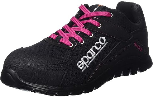 SPARCO Mixte Tg Zapatia Sparco pratique, Noir Rose, 39 EU