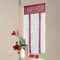 SIMPVALE 1 Pezzo Tie up - Tenda in Voile Tulle Ricamo Romano Tenda - Tende Pannelli Finestra per Camera da Letto, Studio, Bagno, Cucina, Vino Rosso, 45x120cm