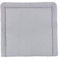 KraftKids Wickelauflage in Musselin grau Punkte, Wickelunterlage 78x78 cm (BxT), Wickelkissen