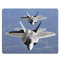 Nicokee Rechteckiges Gaming-Mauspad, US-Air-Force-F-22, Raptor in The Sky, Mauspad für Computertisch, Laptop, Büro, 24,1 x 20,1 cm, rutschfestes Gummi