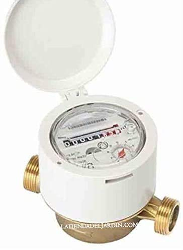 Suinga Wasserzähler, 13 mm, R160, für Kaltwasser, ermöglicht die Verwendung mit Trinkwasser. Messgerät Eingang 7/8 Zoll, Ausgang 3/4 Zoll, maximaler Durchfluss 2,5 m³/h.