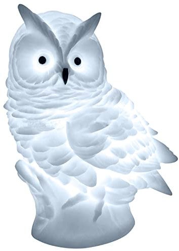 LogHog Owl Night Light for Kids, Cute LED Portable Battery Silicone Nursery Baby Animals Nightlight for Room Decoration, Bedside Decoration, for Baby Child Boys Girls Adult