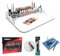 Silu-Paint Station con mesa de trabajo y kit de iniciación de pinturas acrilicas Vallejo, Pinceles de Miniatura, Herramientas Modelismo, para pintar Miniaturas, W40K, Maquetas