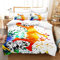 SANGOGO Bettbezug Set 3-teilig 240x220140×200 240×220 Bettwäsche Set 3D Basketball Spieler Druck Set Weiche Mikrofaser-Bettbezug mit Reißverschluss und 2-Kissenbezug für Kinder (240×220CM)