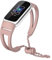 Miimall Kompatibel mit Fitbit Luxe Metallarmband, Damen Verstellbares Edelstahl Ersatzarmband Metall Schnalle Uhrenarmband für Fitbit Luxe - Rosa
