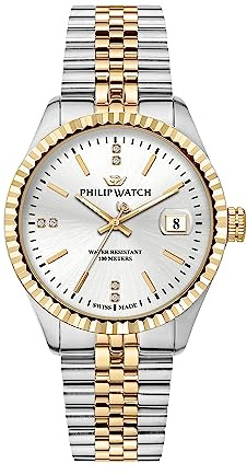 Philip Watch Caribe Orologio Uomo, Tempo e data, Analogico - 39mm