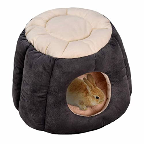 Sakamura Katzenhöhle für Wohnungskatzen,Faltbarer Katzenwürfel mit waschbarer Unterlage | Pet Supply Cat Cube für Pomeranian Chihuahua Corgi Kleine Hunde Winter