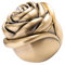 Cabilock 1 Stück Karton Ringschachtel Schmucketui Für Damen Dekor Mit Goldenen Akzenten Aufbewahrungsbox Für Ringe Ohrringhalter Antiker Schmuck Metall-box Zinklegierung Geschenk Frau