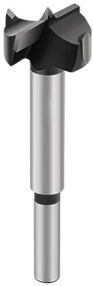 Forstner Foret Forstner 30 mm, foret à bois, foret Forstner avec tige ronde, foret Forstner pour bois, bois dur