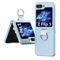 AFENGBOX für Samsung Galaxy Z Flip 5 5G Hülle,Z Flip 5 Ultra Dünn HandyHülle mit Ring,Harte PC Slim Case Stoßfeste Schutzhülle Cover für Samsung Z Flip 5,Blue