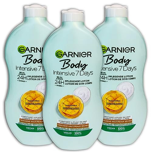 3 er Pack Garnier Body Intensiv 7 Days - Bodylotion 3 x 400 ml