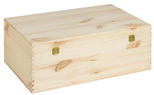 Cassette in legno|6+6 Bottiglie 750 ml |Misura Interna 51,6X33,7X17,5 |Custodia/Contenitore Vino/Birra|per Compleanni Matrimoni Eventi Art. TCOF66